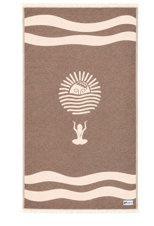 Turkish Beach Towel - Brown