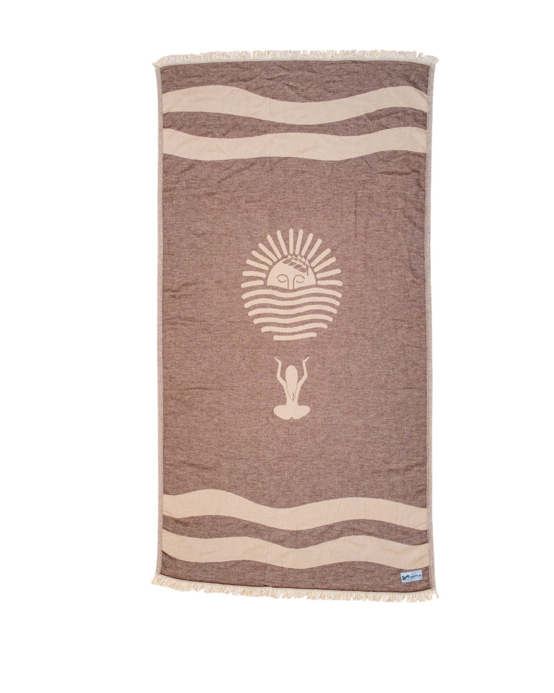 Turkish Beach Towel - Brown