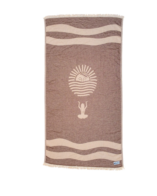 Turkish Beach Towel - Brown